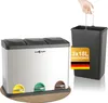 MAXCRAFT Mülleimer / Treteimer mit 3 Behältern - 54 Liter Produktbild-Vorschau 1
