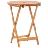 The Living Store 3-tlg. Bistro-Set Blattmuster Stoff und Produktbild-Vorschau 6