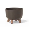 kvetináč 23,5cm GRACIA ECO WOOD DGRL240W-4625W kávový Náhľad obrázku produktu 3