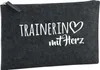 Huuraa Kulturbeutel Trainerin mit Herz 1 Liter Charcoal Produktbild-Vorschau 1