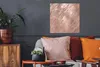 MuchoWow® Poster Marmor - Rosa - Gold 50x50 cm - Produktbild-Vorschau 2