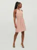Vila Milina Halter Kurzes ärmelloses Kleid Rosa 34 Damen Produktbild-Vorschau 5