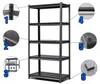 Schwerlastregal 4er Set 200x100x40 cm - Metallregal - Produktbild-Vorschau 2