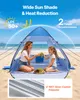 SucceBuy Abri de plage Protection solaire pour 2 personnes, Voir les images du produit 2
