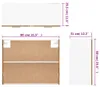 vidaXL Nástěnná skříňka Lyon kouřový dub 80x31x60 cm Náhled obrázku produktu 6