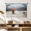 MuchoWow® Wandteppich Wandbehang Schottisches Hochlandrind Produktbild-Vorschau 6