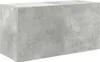 Armadio a muro per bagno grigio cemento 60x25x30 cm Anteprima dell’immagine prodotto 1