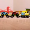 Bigjigs Železničný nákladný vlak s vagónmi a koľajnicami Náhľad obrázku produktu 3