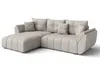AX LIVING Ecksofa mit Schlaffunktion Verciani L Sofa Beige Produktbild-Vorschau 2