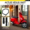 Dunlop Fietsslot Frame - Scooterslot - Opvouwbaar Slot - Productafbeelding-voorbeeld 6