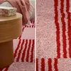 sweeek - Indoor-Teppich rot und rosa kariert Produktbild-Vorschau 3