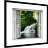 MuchoWow® Gerahmtes Poster Wasserfall - Aussicht - Produktbild-Vorschau 1