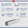 GAL-INDUSTRIAL | Ceownik aluminiowy - 35x35x35x2mm - 100cm Podgląd zdjęcia produktu 7