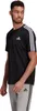 adidas T shirt Herren Rundhals im 3 Streifen Design, Produktbild-Vorschau 8