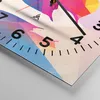 Wanduhr - Quadrat - Glasuhr - Schmetterling Illustration Produktbild-Vorschau 5