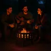 Relaxdays Feuerschale mit Grillrost & Funkenschutz, Produktbild-Vorschau 3