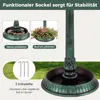 COSTWAY Vogeltränke mit Solarleuchte, Blumentopf, Produktbild-Vorschau 5