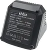 A black battery charger with product information and safety warnings printed on it. Produktbild-Vorschau