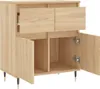 vidaXL Příborník Sonoma Dub 60x35x70 cm výrobek ze dřeva Náhled obrázku produktu 6