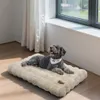 A dog is lying on a dog bed in a room with a window. Anteprima dell’immagine prodotto