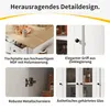 Collage of close-up images highlighting product features with German text descriptions. Anteprima dell’immagine prodotto