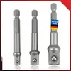Stecknuss-Adapter 3er Set Sechskant auf 1/4", 1/2", 3/8" Produktbild-Vorschau 1