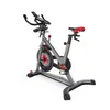 A studio shot of a stationary exercise bike against a white background. Produktbild-Vorschau
