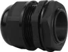 A black cable gland on a white background. Náhľad obrázku produktu