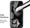 A smartphone screen protector is being tested for its hardness with a utility knife. Podgląd zdjęcia produktu