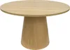 Tavolo da pranzo rotondo scandinavo 120 cm effetto legno Anteprima dell’immagine prodotto 1