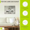 ARTland Leinwandbild Liebesspiel von Schwänen Größe: 60x45 Produktbild-Vorschau 2