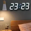 Digitální nástěnné hodiny LED 3D budík domácí dekorace Náhled obrázku produktu 7