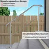 AICA 162x102cm Edelstahl-Treppengeländer, Eingangshandlauf, Produktbild-Vorschau 7