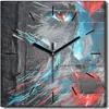 Coloray Uhr auf Leinwand 30x30 cm Wand Uhr Dekoration Produktbild-Vorschau 1