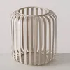 Boltze Windlicht Viki Leuchter aus Eisen Beige Rund Voir les images du produit 8