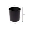 HowHomely Blumentopf Rund 42 cm Höhe, Pflanzkübel, Schwarz Produktbild-Vorschau 5