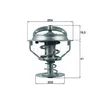 Mahle Thermostat für Ford Fiesta Ka Street Produktbild-Vorschau 1