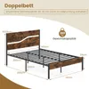 A diagram of a bed frame with dimensions and weight capacity indicated. Podgląd zdjęcia produktu