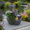 Springbrunnen Botana mit Beleuchtung Gartenbrunnen Produktbild-Vorschau 2