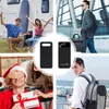 A collage of four images showing people using or interacting with power banks in different settings, along with product shots of the power banks. Produktbild-Vorschau