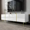 OKWISH Meuble TV Bas 4 Portes - Meuble De Rangement Pour Voir les images du produit 4