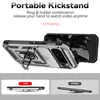 A product image showcasing a phone case with a kickstand and camera protection, comparing it to another product. Produktbild-Vorschau