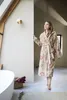 PiP Studio Bademantel Secret Garden Župan Khaki M natur Náhled obrázku produktu 5