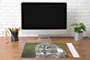 MuchoWow® Schreibtischunterlage Vogel - Eule - Grau 60x40 Produktbild-Vorschau 4