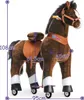 PonyCycle Pferd Tretauto für Kinder ab 7 Jahren dunkelbraun Produktbild-Vorschau 2
