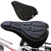 3D Gel Fahrrad Sattelbezug Komfort Memory Foam Schwarz, Produktbild-Vorschau 3
