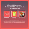 Set 3 in 1 - Luce di emergenza V16 - Giubbotto di sicurezza Anteprima dell’immagine prodotto 2