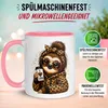 Tasse Faultier – „Leoparden Style“ – lustiger Geschenk Produktbild-Vorschau 5