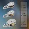 KOTARBAU® Seilrolle Umlenkrolle einzeln Vernickelt 1" Stahl Produktbild-Vorschau 9