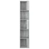 vidaXL Półka narożna szara Sonoma 33x33x164,5 cm materiał Podgląd zdjęcia produktu 8